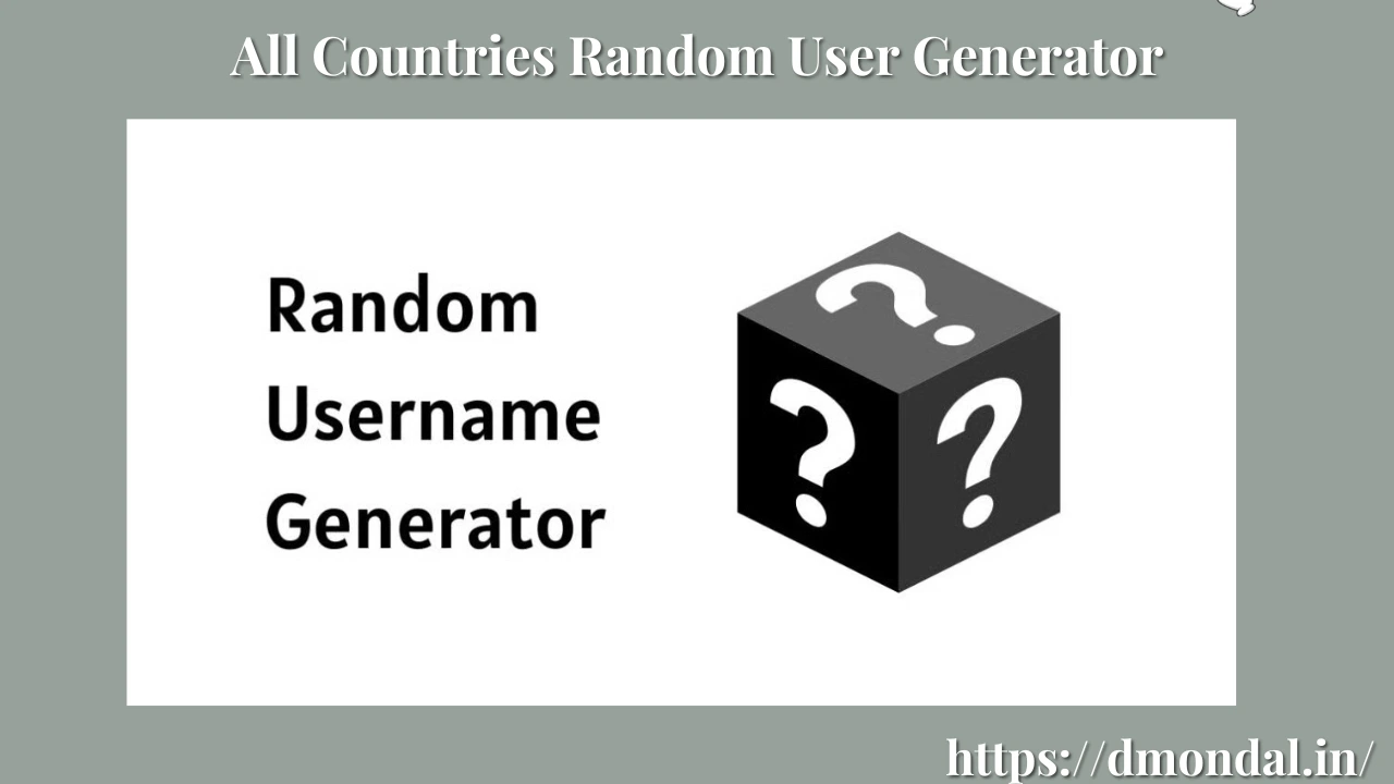 All Countries Random User Generator