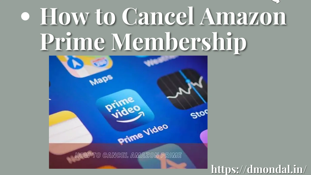 Cancel Amazon Prime