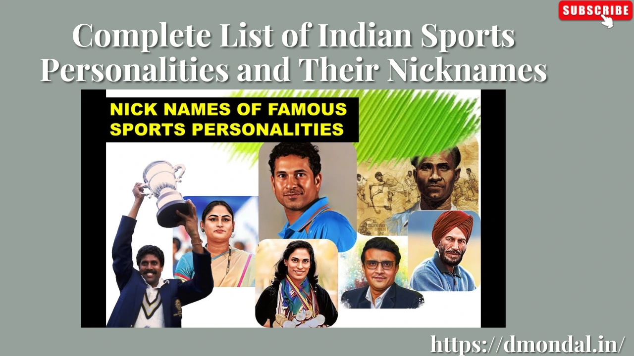 Complete List of Indian Sports