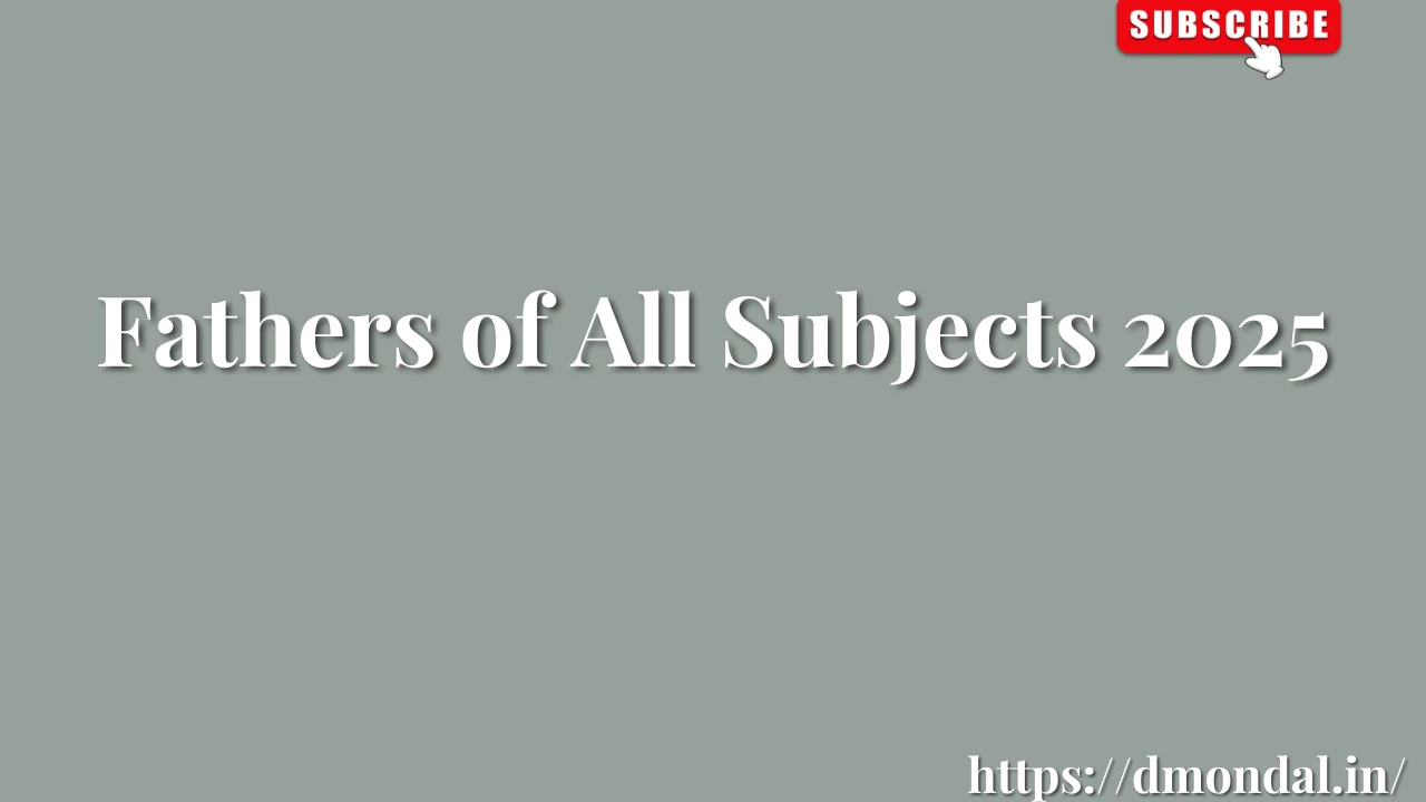 Fathers of All Subjects 2025