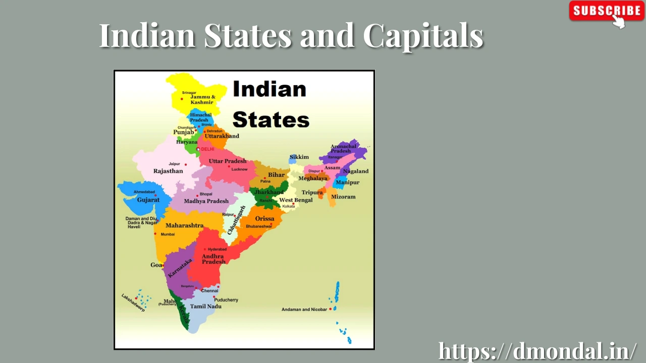 Indian States and Capitals