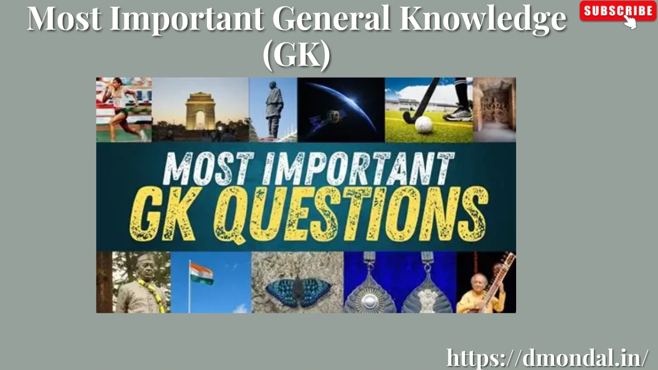 Most Important General Knowledge (GK)