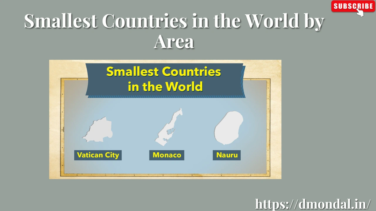 Smallest Countries in the World by Area