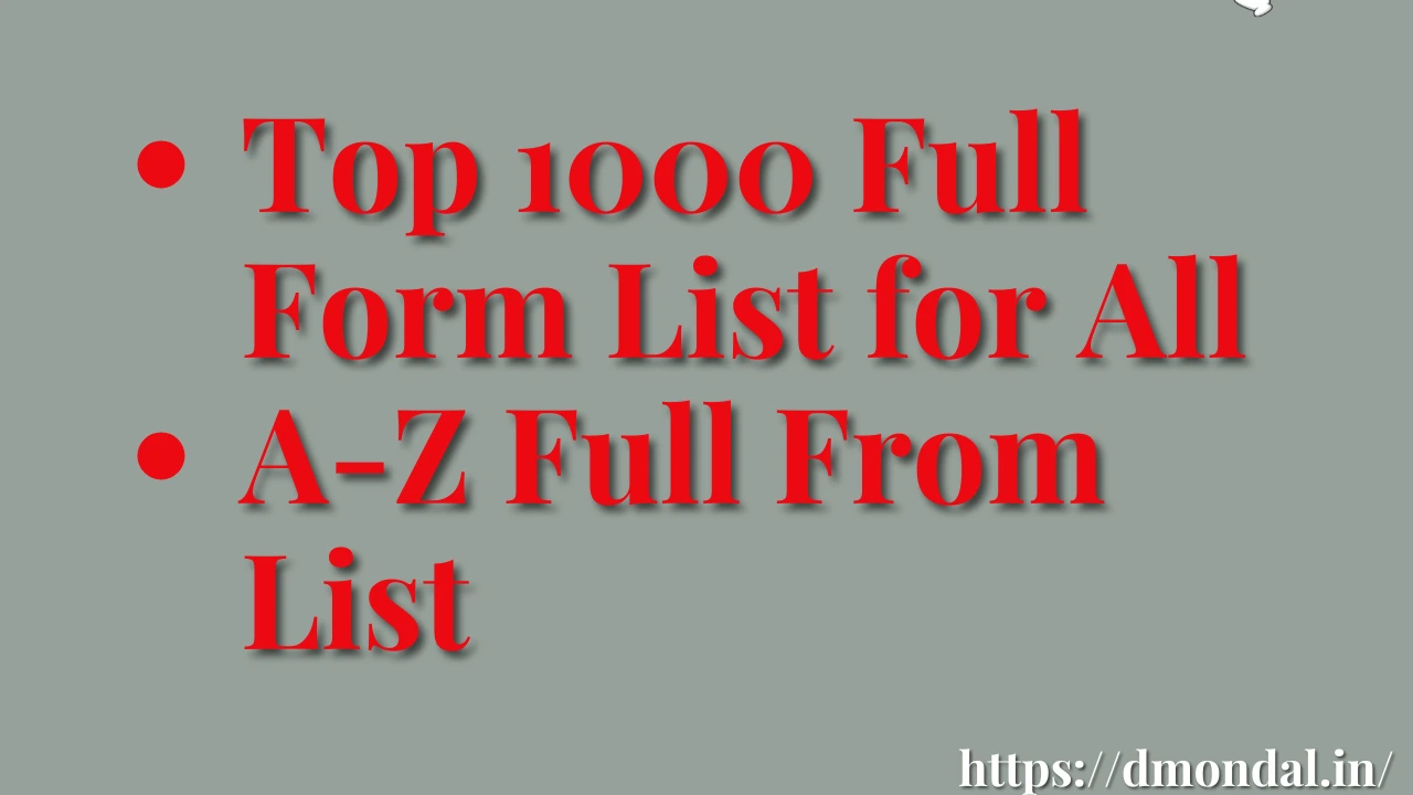 A-Z Full From List​
